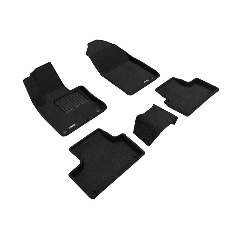 3D Maxpider ELEGANT Floor Mat, BLACK, 1ST ROW/2ND ROW (L1VV02504709)