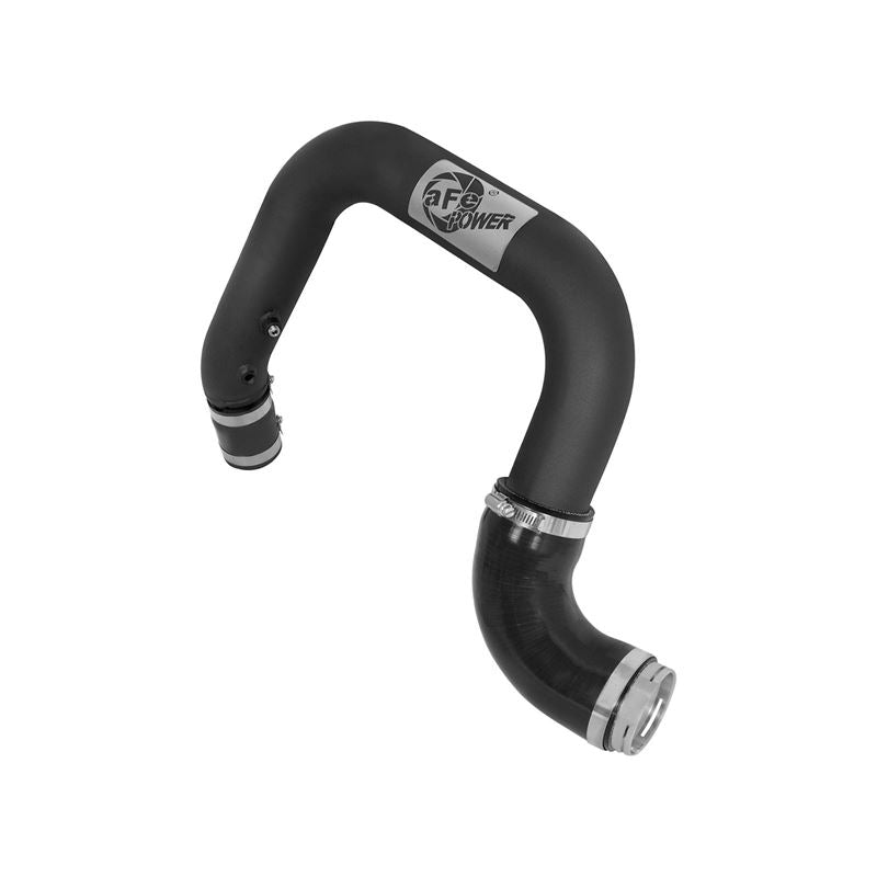 aFe BladeRunner 2-1/2 IN Aluminum Hot Charge Pipe Black (46-20268-B)