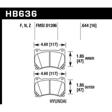 Load image into Gallery viewer, Hawk Performance HP Plus Brake Pads (HB636N.644)