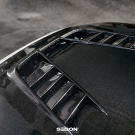 Seibon TV-Styler Double Side Carbon Fiber Hood for 2023 Honda Civic Type R (HD23HDCVR-TV-DS)