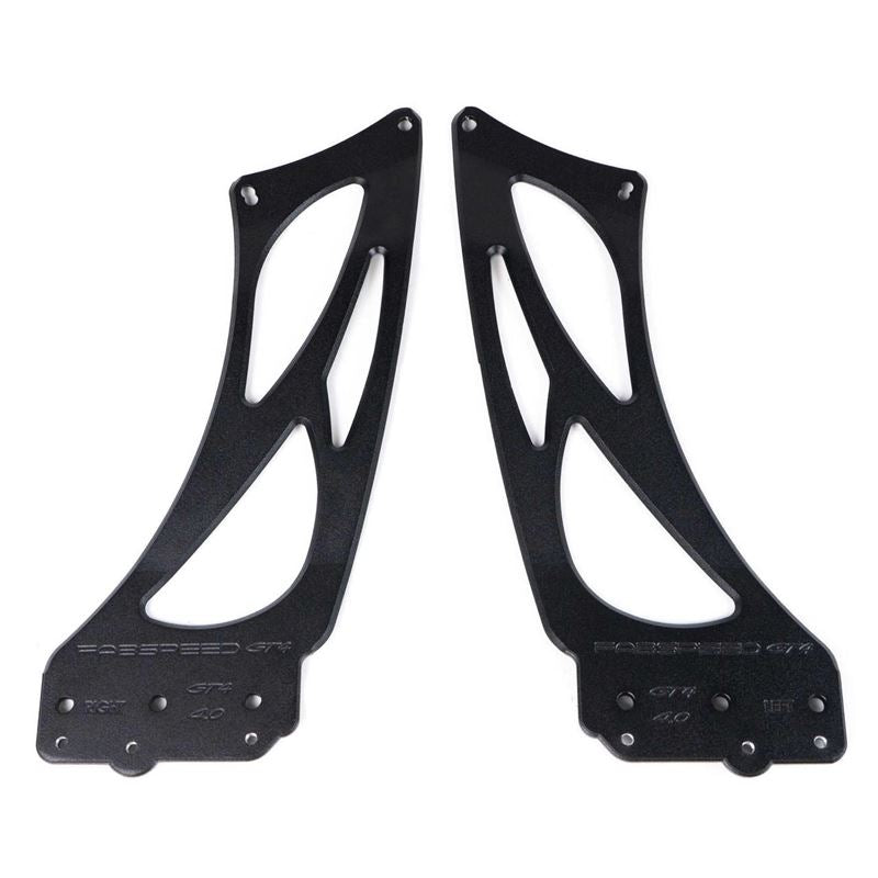 Fabspeed 981/718 Cayman GT4 Monoblock Wing Risers (15+) (FS.POR.GT4.MWR.AS)