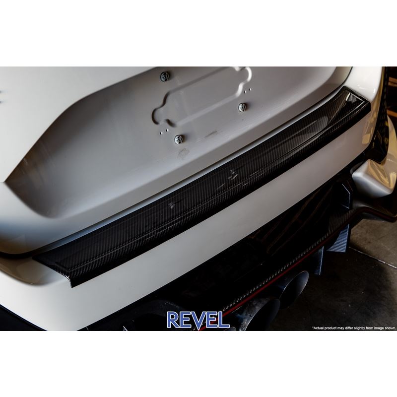 Revel Gt Dry Carbon Rear Bumper Applique Civic Type-R/Hatchback 1 Pc (1TR4GT0AH11)