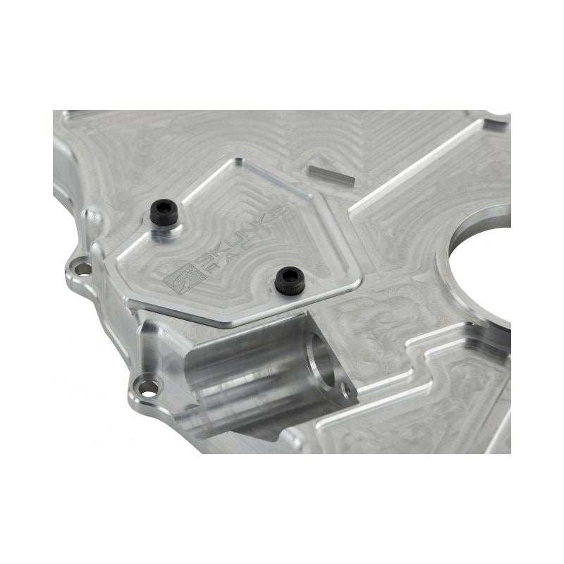 Skunk2 Racing Billet Timing Chain Cover Raw - Honda / Acura K24 for 2002-2004 Acura RSX (681-05-4211)