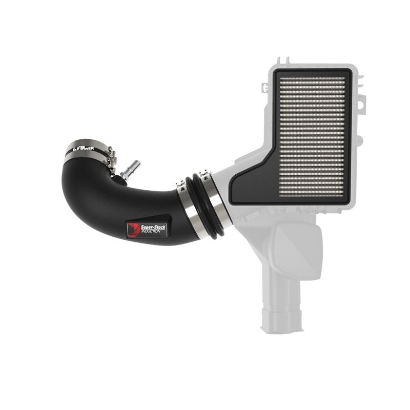 aFe Super Stock Induction System w/ Pro DRY S Media Ford Mustang GT 18-20 V8-5.0L (55-10005D)