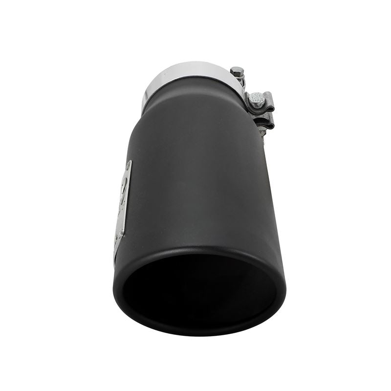 aFe MACH Force-Xp 409 Stainless Steel Clamp-on Exhaust Tip Black (49T40506-B12)