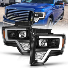 Load image into Gallery viewer, ANZO USA Projector Headlight Set, Light Bar H.L., Black Amber, Pair, (111443)