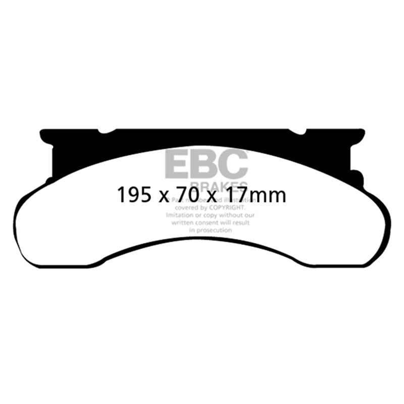 EBC Yellowstuff Street And Track Brake Pads (DP41258R)