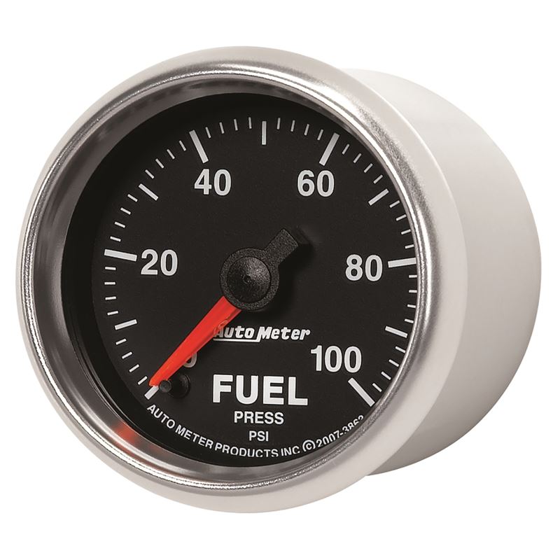 AutoMeter GS 0-100 PSI Full Sweep Electronic Fuel Pressure Gauge (3863)