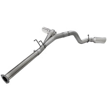 Load image into Gallery viewer, aFe Large Bore-HD 4 IN 409 Stainless Steel DPF-Back Exhaust System w/Polished Tip (49-43065-P)