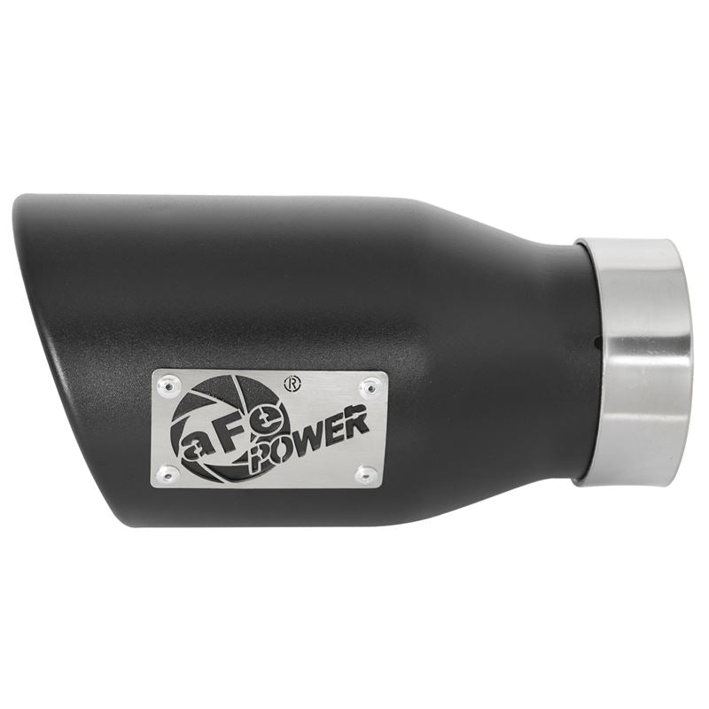 aFe MACH Force-Xp 409 Stainless Steel Clamp-on Exhaust Tip Black (49T30452-B09)