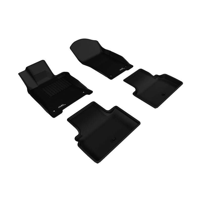 3D Maxpider KAGU Floor Mat, BLACK, 1ST ROW/2ND ROW (L1IN01701509)