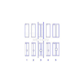 King Engine Bearings Main Bearing Set for 1975-1976 Dodge Coronet (MB 563SI 010)