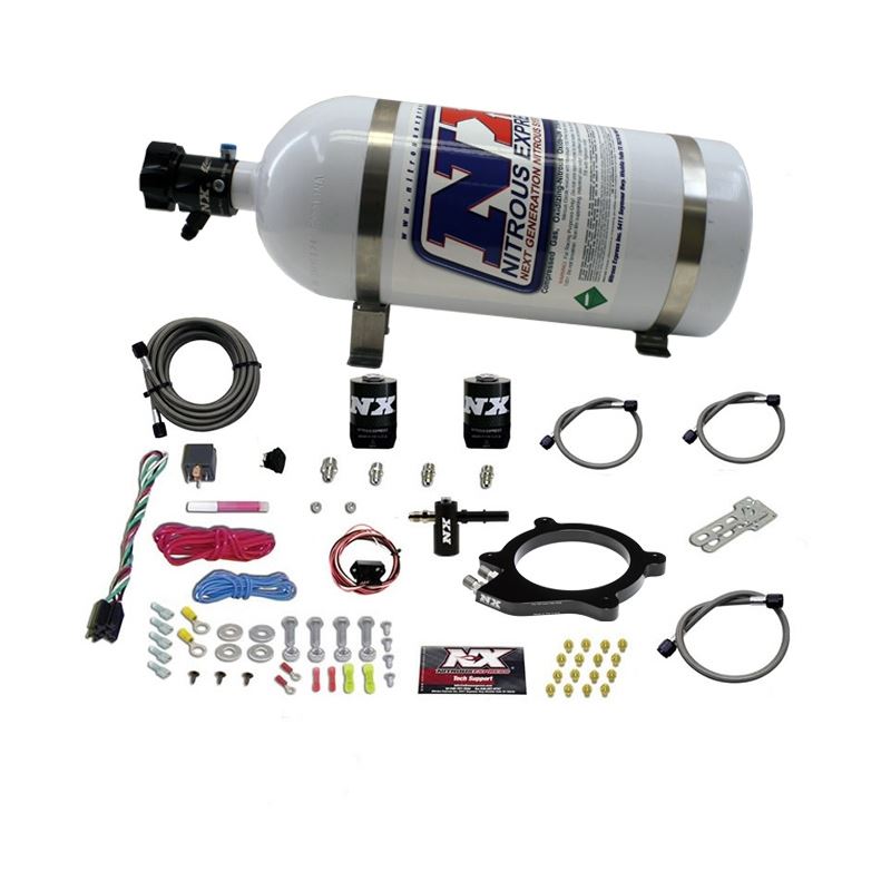 Nitrous Express Chevrolet Corvette/Camaro LT4 Supercharged 6.2L Nitrous Plate System w/10lb Bottle (20961-10)