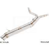 GTHAUS LSR Mid Resonator Delete Pipe Stainless for 2012-2015 Mercedes-Benz ML63 AMG(ME1803001)