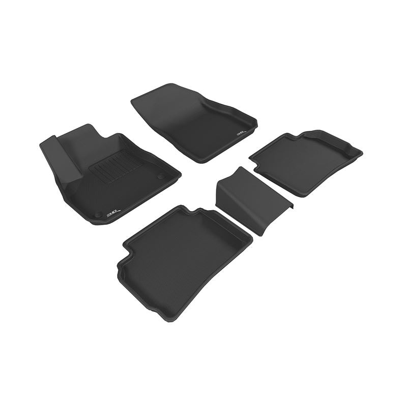 3D Maxpider KAGU Floor Mat, BLACK, 1ST ROW/2ND ROW (L1CH07701509)