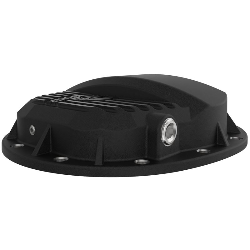 aFe Pro Series Dana 30 Front Differential Cover Black w/Machined Fins(46-71140B)