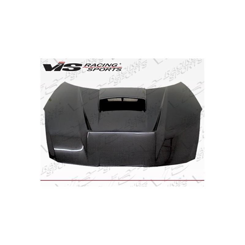 VIS Racing Invader Style Black Carbon Fiber Hood (00TYCEL2DVS-010C)