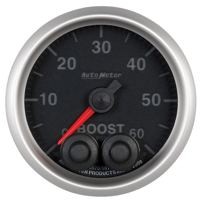 AutoMeter Elite 52mm 0-60 PSI Boost Peak and Warn w/ Electronic Control Gauge (5670)