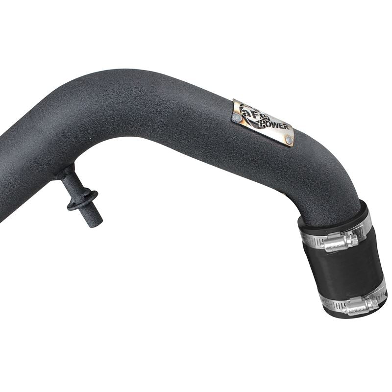 aFe BladeRunner 3 IN Aluminum Hot Charge Pipe Black (46-20208-B)