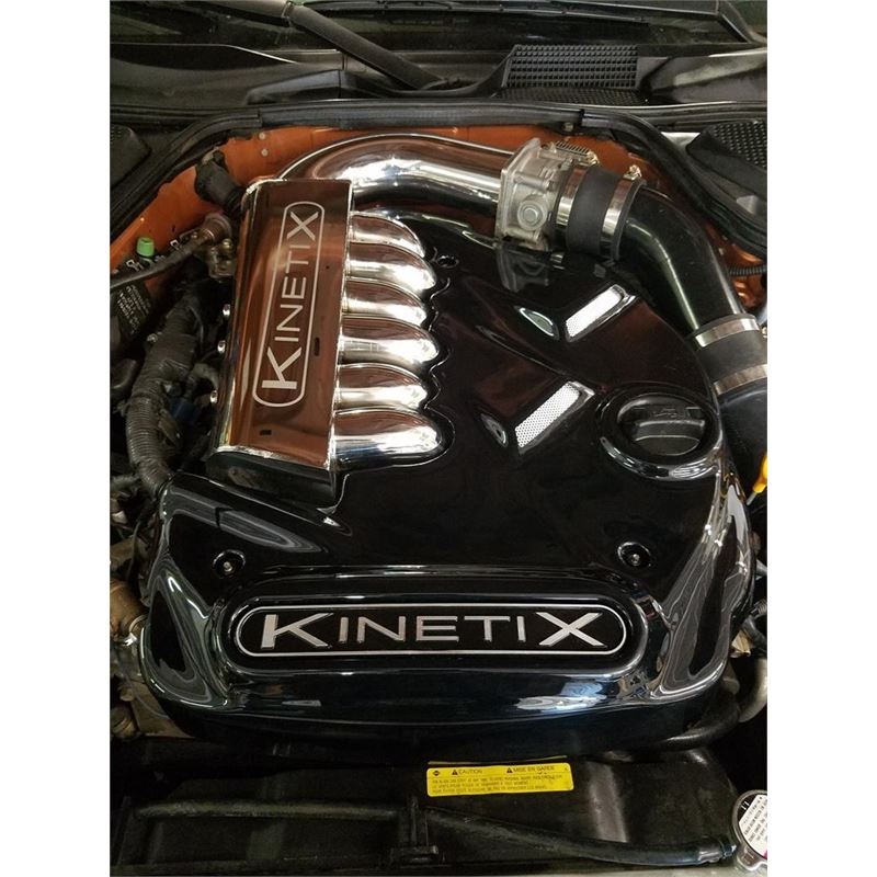 Kinetix Racing Black Polycarbonate Engine Cover-Velocity Manifold (KX-DE-EC)