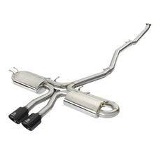 Load image into Gallery viewer, Takeda 3 IN 304 Stainless Steel Cat-Back Exhaust System w/ Black Tips (49-36621-B)