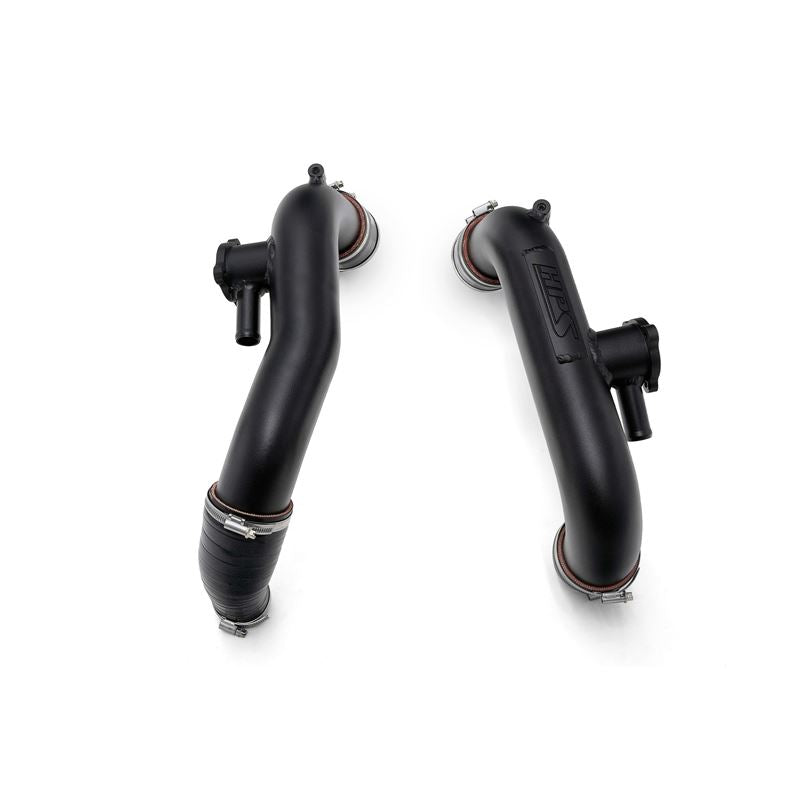 HPS Performance Hot Side Charge Pipe Kit Black (17-148WB)