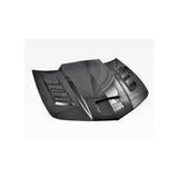 VIS Racing Terminator Style Black Carbon Fiber Hood (10CHCAM2DTM-010C)