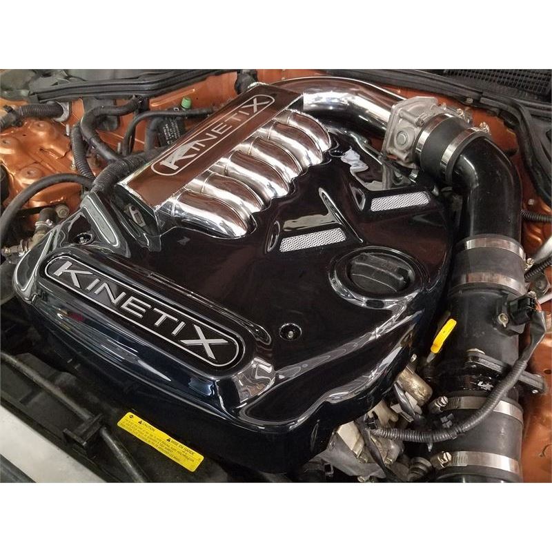 Kinetix Racing Black Polycarbonate Engine Cover-Velocity Manifold (KX-DE-EC)