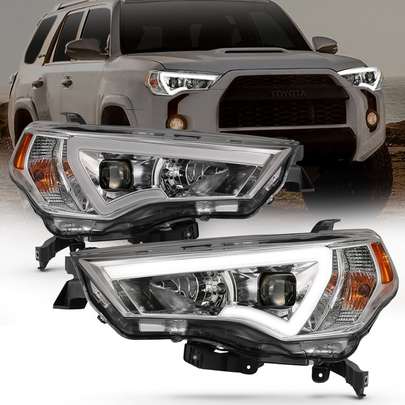 ANZO USA Projector Headlights for 2014-2020 Toyota 4Runner (111417)