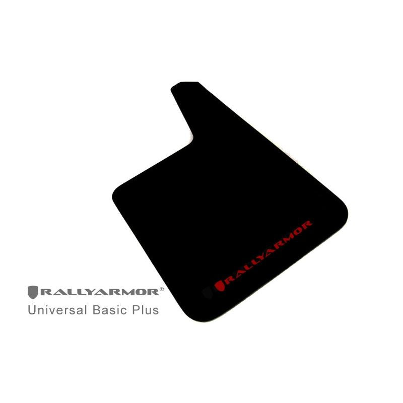 Rally Armor Black Mud Flap/Red Logo (MF20-BAS-RD)