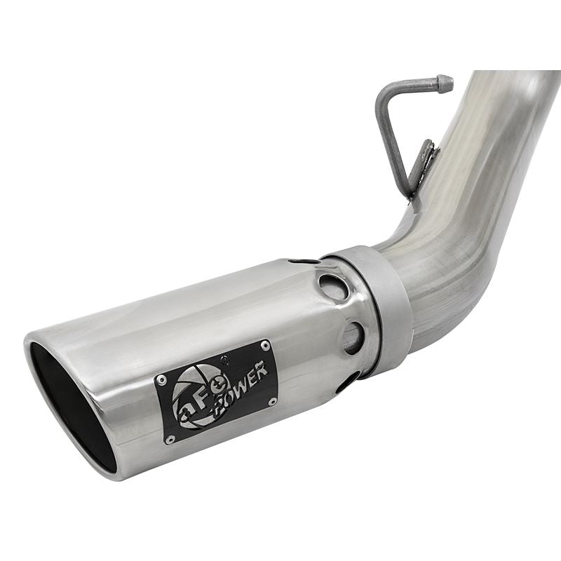 aFe ATLAS 4 IN Aluminized Steel DPF-Back Exhaust System w/ Polished Tip (49-04086-P)