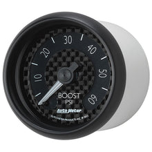 Load image into Gallery viewer, AutoMeter GT Series 52mm Mechanical 0-60 psi Boost Gauge (8005)