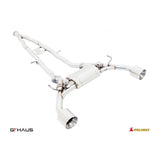 GTHAUS GTS Exhaust (Ultimate Sport Performance: Dual Side) Stainless for 2014-2017 Infiniti Q50(NI0711624)