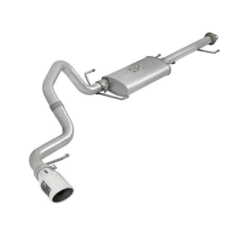 aFe Scorpion 2-1/2 IN Aluminized Steel Cat-Back Exhaust System w/ Polished Tip (49-06039-P)