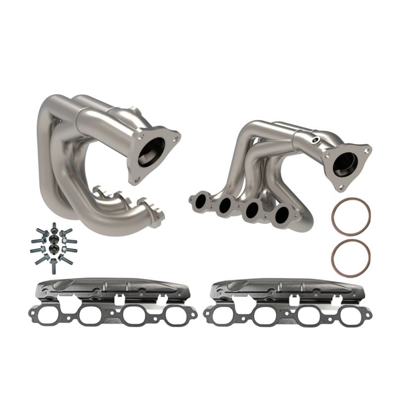 aFe Twisted Steel 1-7/8 IN to 2-3/4 IN 304 Stainless Headers w/Titanium(48-34148-T)