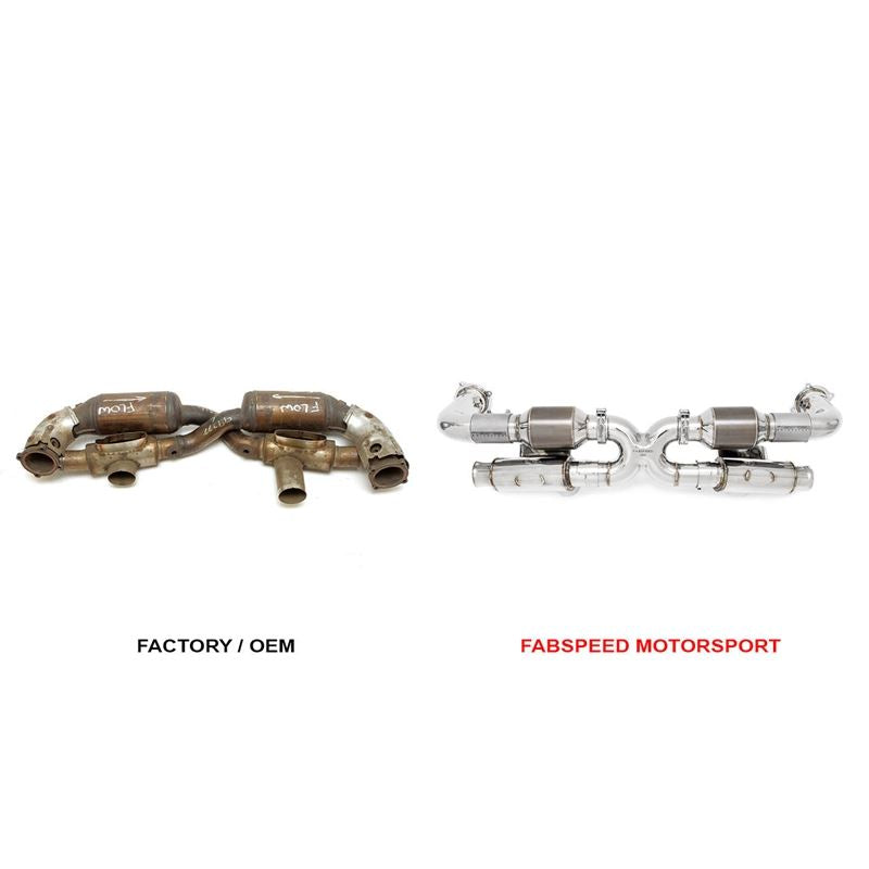 Fabspeed 993 Turbo Modular Sport Catalytic Converter X-Pipe (95-98) (FS.POR.993T.SCX)