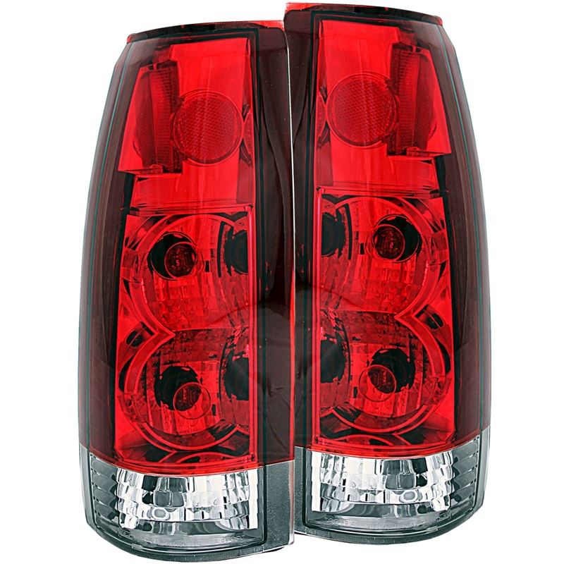 ANZO USA 1999-2000 Cadillac Escalade Taillights Red/Clear - New Gen (211140)