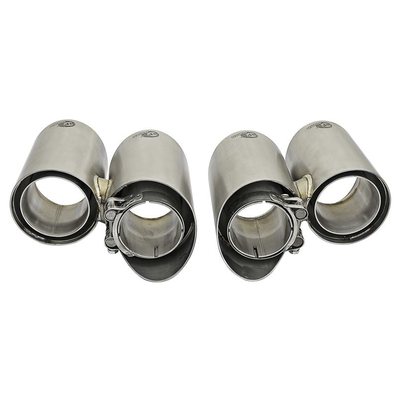 aFe MACH Force-Xp 304 Stainless Steel OE Replacement Exhaust Tips Polished (49C36416-P)