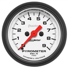 Load image into Gallery viewer, AutoMeter Phantom FSE 52mm 0-900 Deg C Electronic Guage Kit (5744-M)