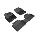 3D Maxpider KAGU Floor Mat, BLACK, 1ST ROW/2ND ROW (L1LC01301509)