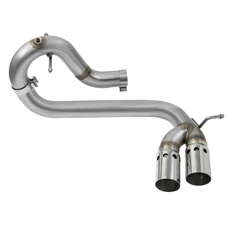 aFe Rebel Series 3 IN 409 Stainless Steel DPF-Back Exhaust System w/Polished Tip (49-44065-P)