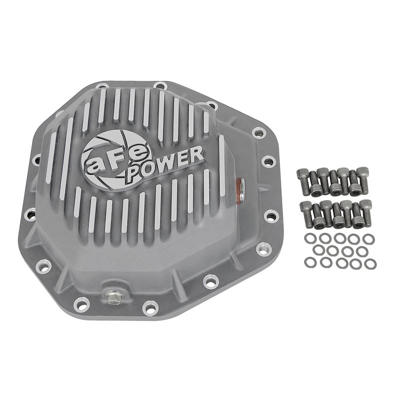 aFe Street Series Rear Differential Cover Raw w/ Machined Fins (46-70350)