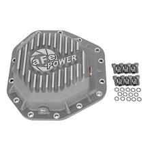 Load image into Gallery viewer, aFe Street Series Rear Differential Cover Raw w/ Machined Fins (46-70350)