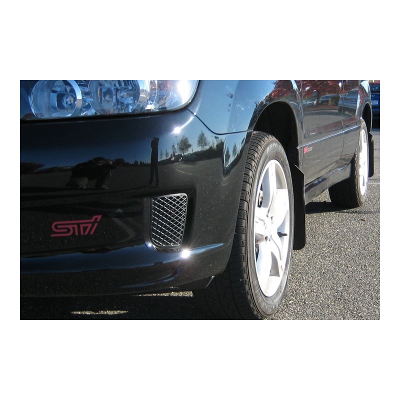 Rally Armor Black Mud Flap/Black Logo for 2008 Subaru Forester (MF5-BAS-BLK)