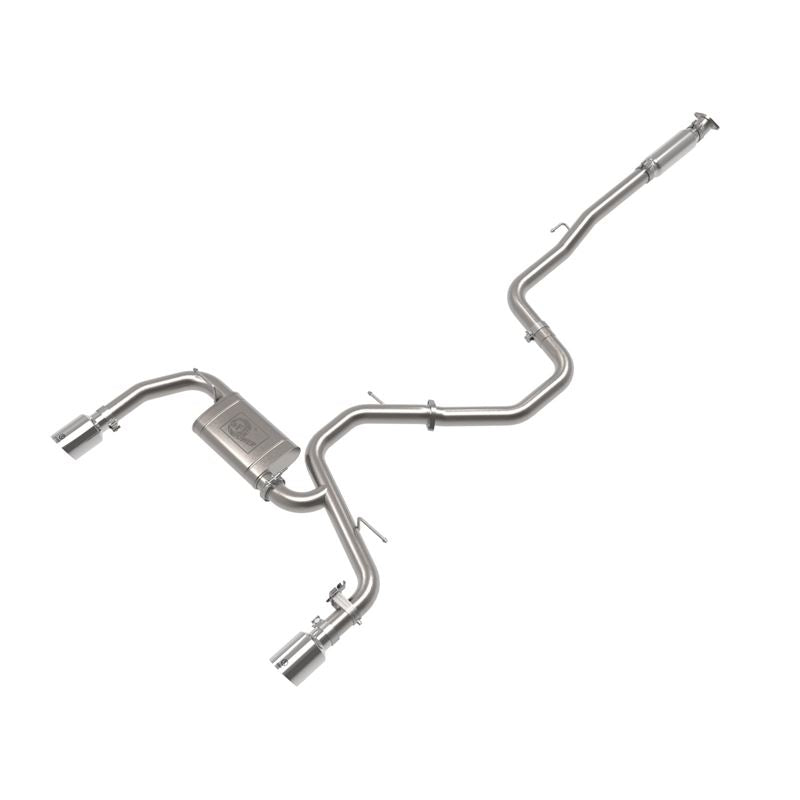 Takeda 3 IN 304 Stainless Steel Cat-Back Exhaust w/ Polished Tips (49-37028-P)