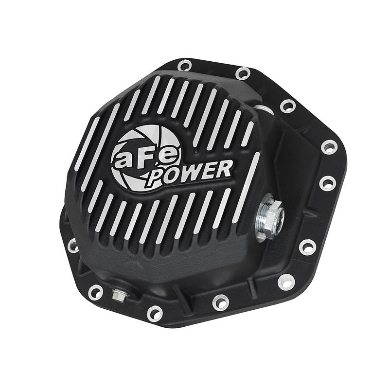 aFe Pro Series Rear Differential Cover Black w/ Machined Fins (46-70352)