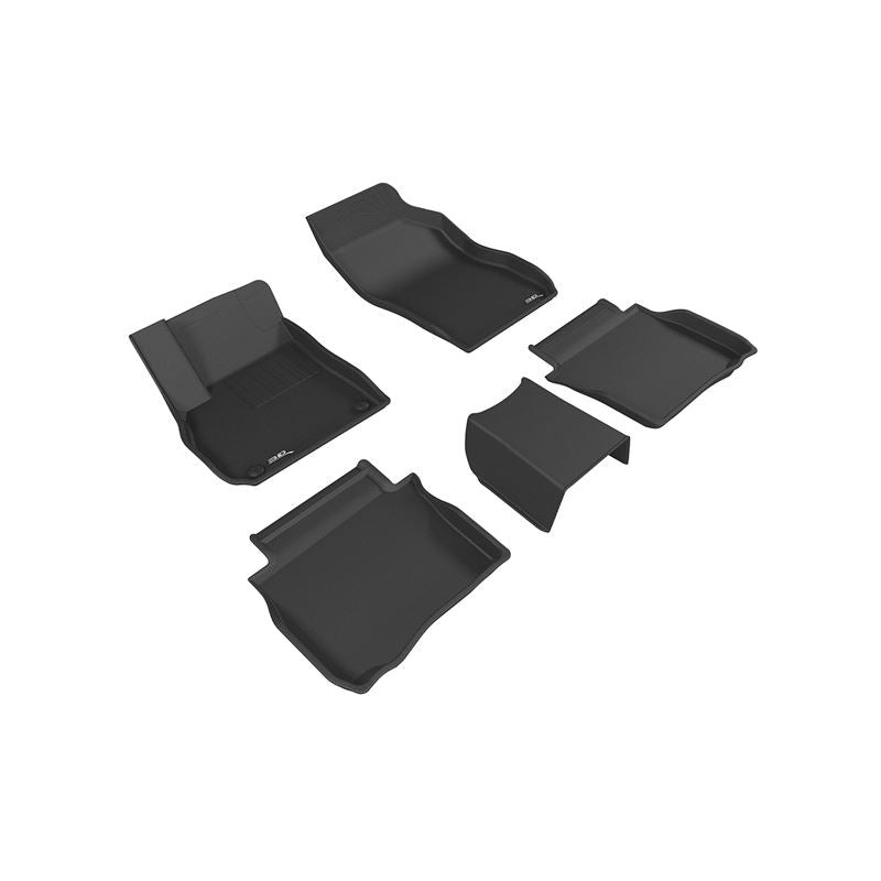 3D Maxpider KAGU Floor Mat, BLACK, 1ST ROW/2ND ROW (L1BC03301509)