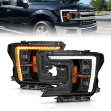 Load image into Gallery viewer, ANZO USA Z-Series Full LED Proj Headlights Pair for 18-20 Ford F-150 (w/Factory Halogen) (111588X)