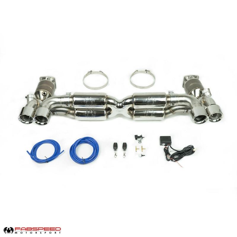 Fabspeed 997.2 Turbo/TurboS Valvetronic Supersport X-Pipe Exhaust System(10-12)(FS.POR.9972T.SSRXVB)