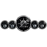 AutoMeter Prestige Series Black Diamond 3-3/8in Electric Speedometer 2-1/16in Elecrtric Oil Pressure (2003)